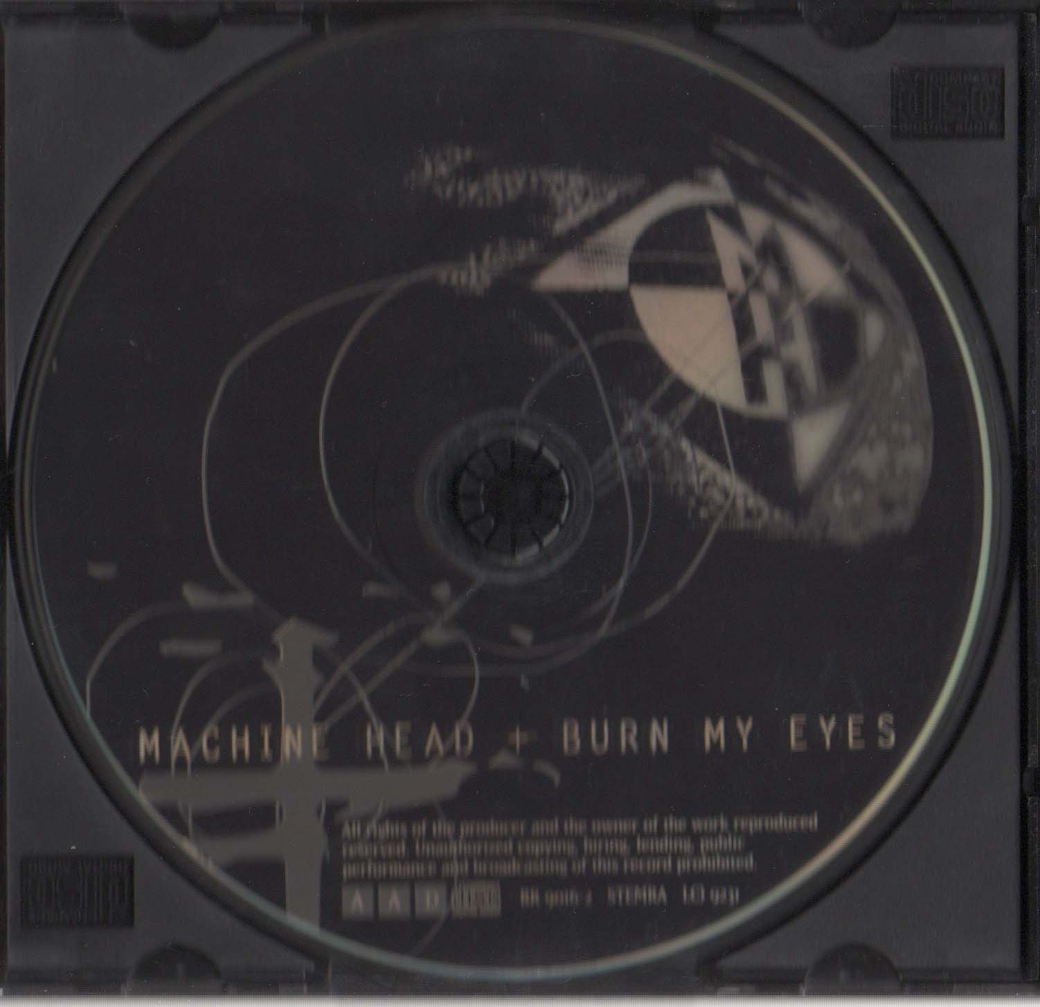 Burn Mt Eyes Black Jewel Case Disc