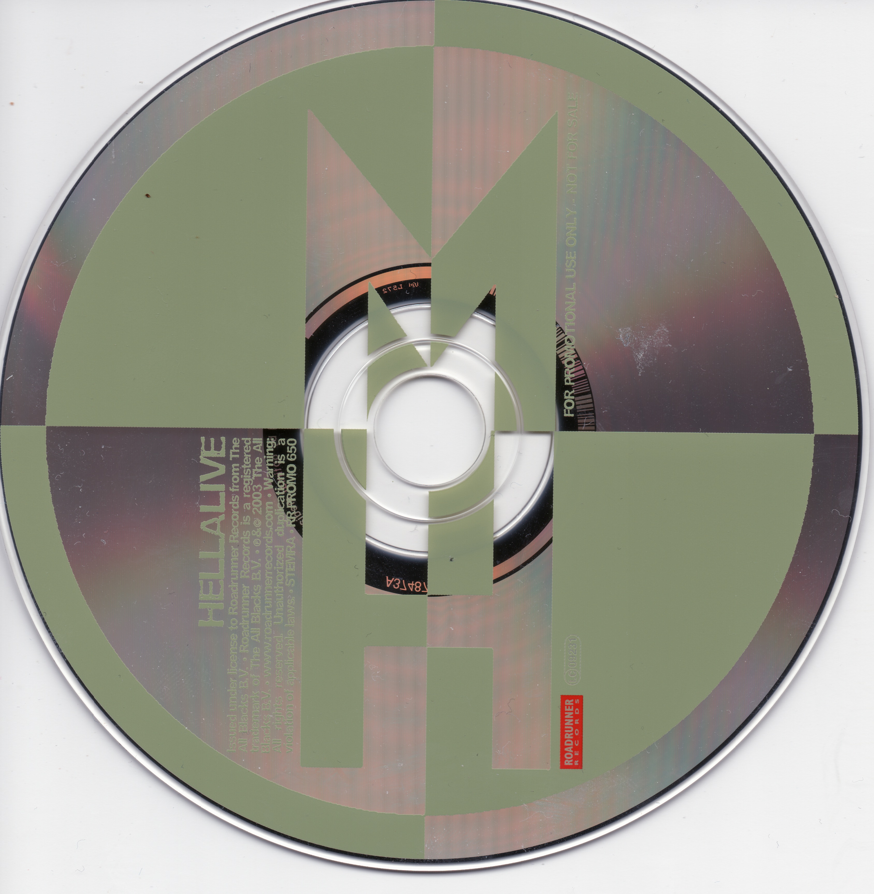 Hellalive Card Sleeve Promo disc