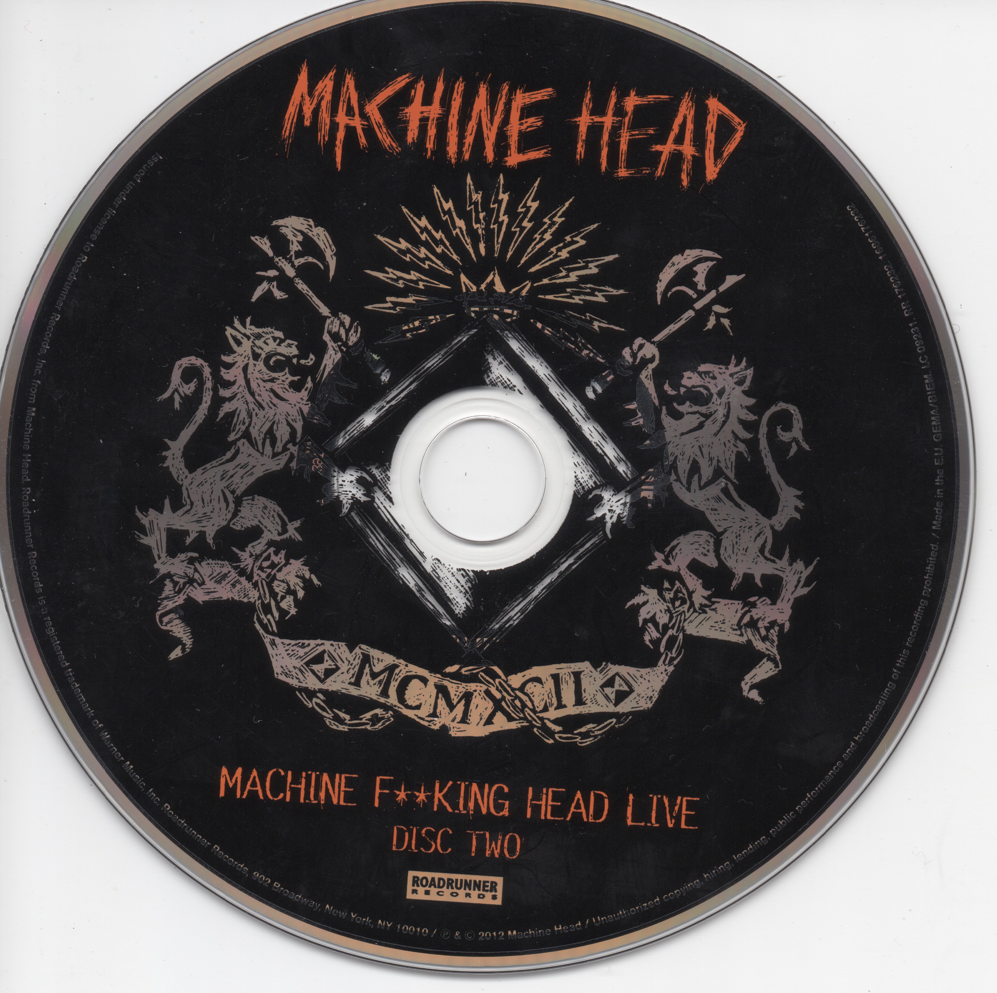 Machine Fucking Head Live CD 2