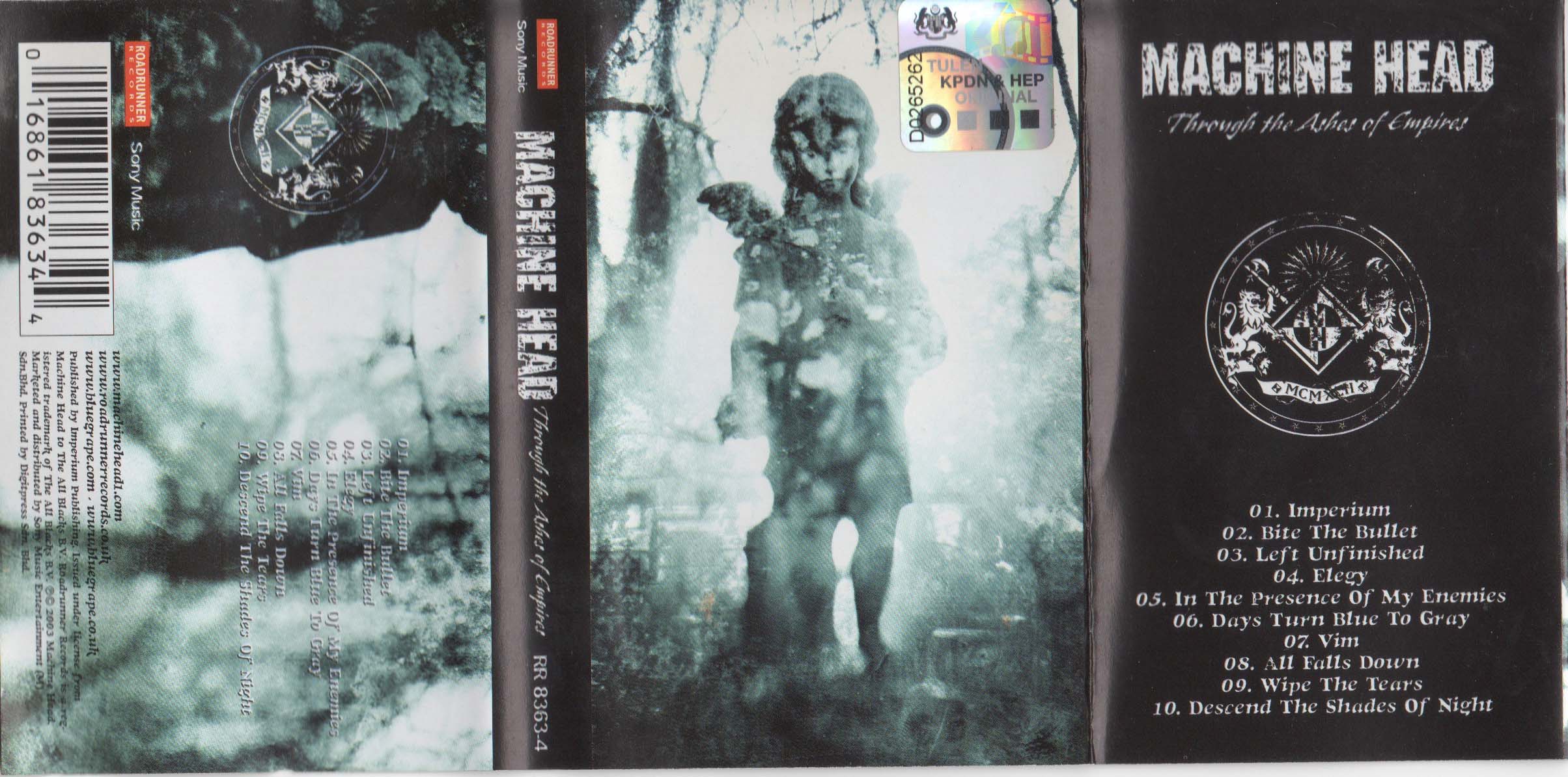 Through The Ashes of Empires Cassette Inlay
