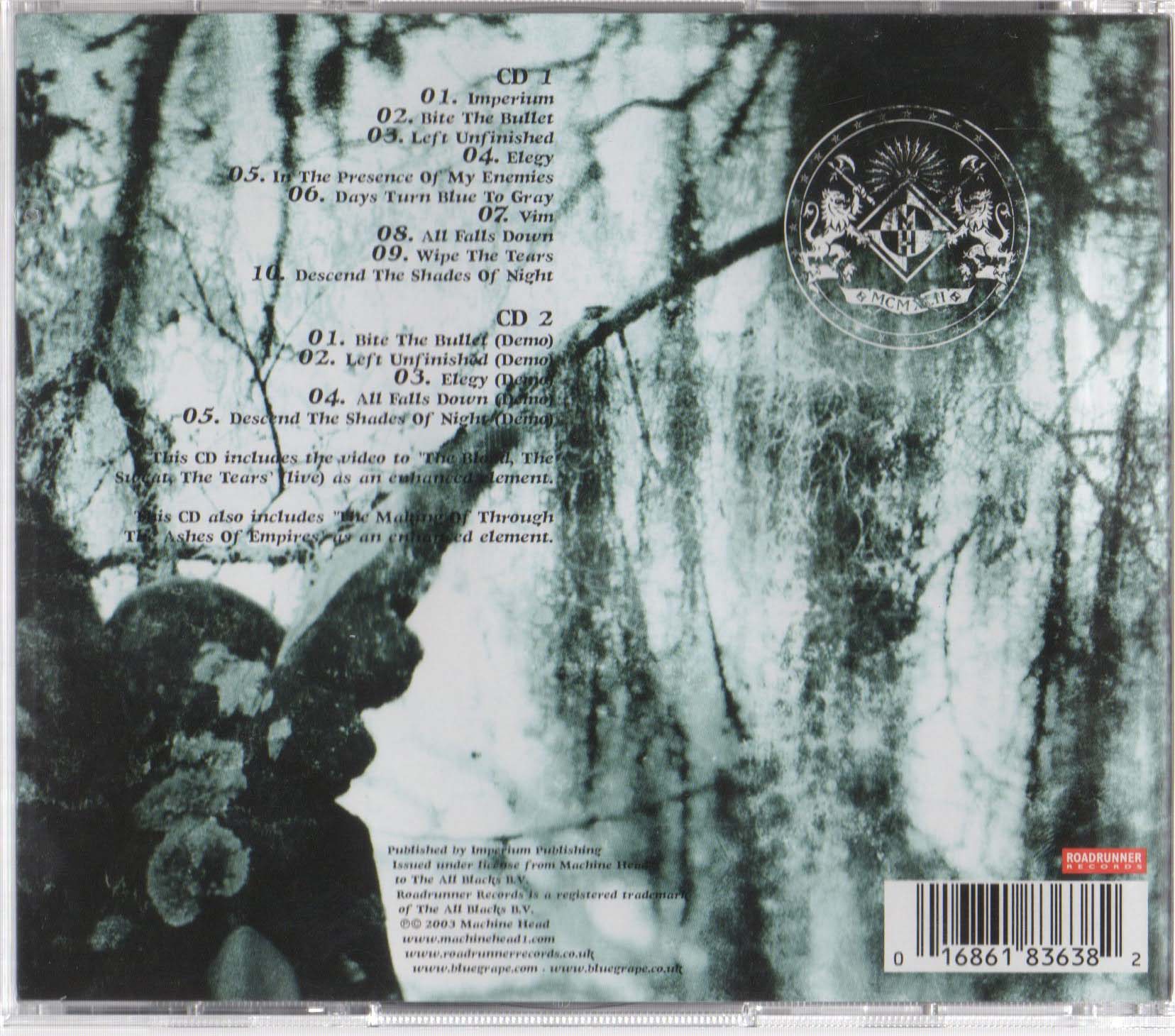 Through The Ashes Of Empires 2 Disc Version Back