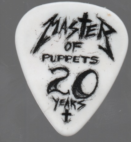 Master of Puppets 20th Aniversary Pick Back